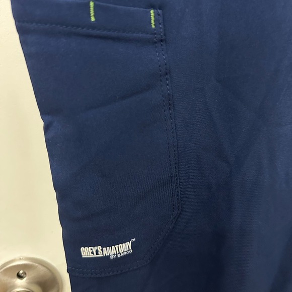 Barco Grey's Anatomy Scrub Pants XS Indigo Blue 6-Pocket Taper Leg GSSP627P NEW - Picture 2 of 7